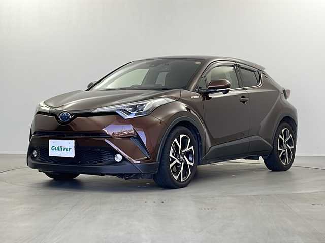 トヨタ Ｃ－ＨＲ G 栃木県 2017(平29)年 19.6万km ダークブラウンマイカメタリック 純正9インチナビ/（AM/FM/CD/DVD/Bluetooth/SD/SDRec)/フルセグTV/バックカメラ/前後ドライブレコーダー/レーダークルーズコントロール/ステアリングスイッチ/ETC/LED/オートライト/オートハイビーム