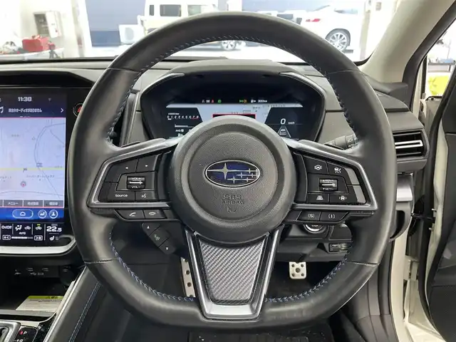 スバル レヴォーグ 1．8GT－H EX 滋賀県 2022(令4)年 4.5万km クリスタルホワイトP 禁煙車/純正11.6型ナビ/（BT/USB/AUX/フルセグ/AppleCarPlay/AndroidAuto）/バックカメラ/サイドカメラ/パワーシート（メモリ機能）/全席シートヒーター/パワーバックドア/デジタルインナーミラー/衝突被害軽減ブレーキ/レーダークルーズコントロール/レーンキープアシスト/パドルシフト/ステアリングスイッチ/電動パーキング/オートホールド