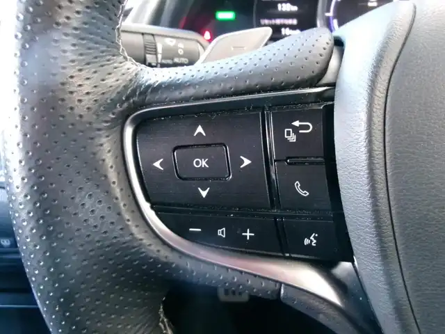 レクサス ＥＳ 300h Fスポーツ 群馬県 2019(令1)年 1.6万km ホワイトノーヴァガラスフレーク Lexus Safety System+/ブラインドスポットモニター/ムーンルーフ/レザーシート/ベンチレーター＆シートヒーター/ステアリングヒーター/純正12.3インチナビ・フルセグTV/バックモニター/ビルトインETC2.0/リヤサンシェード/パワートランクリッド/スペアキー×2＆カードキー/R2.4.6.7年記録簿/保証書＆取説