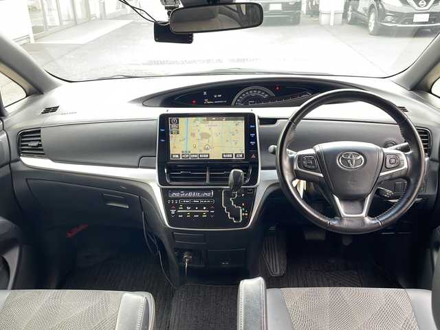 トヨタ エスティマ アエラス プレミアム 愛知県 2017(平29)年 6.9万km ブラック ワンオーナー/禁煙車/純正10.5インチSDナビ/フルセグTV・CD・DVD・SD・Bluetooth/バックカメラ/純正後席フリップダウンモニター/両側パワースライドドア/前後ドライブレコーダー（MDR-CAM）/トヨタセーフティーセンス/・プリクラッシュセーフティ/・レーンディパーチャーアラート/・先行車発進お知らせ機能/・クルーズコントロール/・オートハイビーム/運転席パワーシート/ハーフレザーシート/純正18インチAW/100V電源/LEDヘッドライト/オートライト/ETC/プッシュスタート/スマートキー/純正フロアマット/純正ドアバイザー/保証書/取扱説明書/スペアスマートキー/整備記録簿