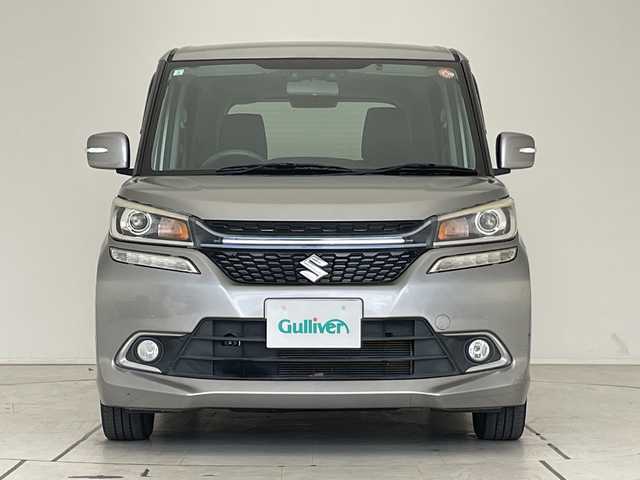 スズキ ソリオ バンディット HV SV 愛知県 2017(平29)年 5.9万km プレミアムシルバーメタリック SDナビ　SDカードなし/片側パワースライド/クルーズコントロール/シートヒーター/純正アルミホイール/LEDヘッドライト/オートライト/ETC/衝突軽減システム/フルセグ/CD DVD/Bluetooth/ステアリングスイッチ/スマートキー/プッシュスタート