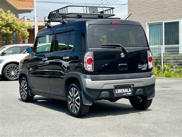 スズキ ハスラー Jスタイル Ⅱ 道央・札幌 2017(平29)年 9万km ブルーイッシュブラックパール3 4WD/ディーラーOP８インチナビ/フルセグTV/Bluetooth接続/CD/DVD再生/ETC/ハーフレザーシート/シートヒーター /純正15インチアルミホイール/純正フロアマット/ダウンヒルアシスト/横滑り防止装置/デュアルカメラサポートブレーキ/HIDヘッドライト/社外ルーフキャリア　ラック