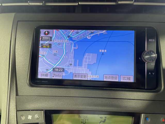 トヨタ プリウス S 沖縄県 2012(平24)年 7.2万km 黒 県外仕入れ/禁煙車/社外エアロ/・KENSTYLE フロントハーフスポイラー/・エムゲイン　リアバンパーエアロ ハイブリットGT/イカリングヘッドライト/ロクサーニ　タルカス１９インチアルミ/T-DEMAND車高調/純正ナビ/・ＣＤ／ＤＶＤ/・Ｂｌｕｅｔｏｏｔｈ/ミラー型ドラレコ/バックカメラ/ビルトインＥＴＣ/純正フロアマット