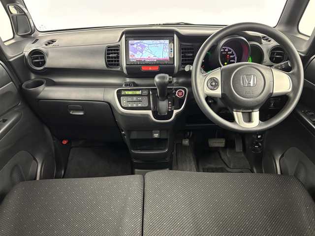ホンダ Ｎ ＢＯＸ G Lパッケージ 埼玉県 2014(平26)年 1.7万km 黒 純正７インチナビ　/片側パワースライドドア　/ＥＴＣ　/スペアキー　/ｉｐｏｄ　/ＡＵＸ　/純正フロアマット　/ドアバイザー　/プッシュスタート　/ステアリングリモコン　/純正１４インチアルミホイール　/ＦＭ　/ＡＭ