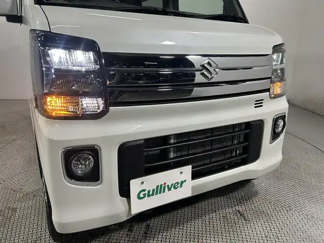 スズキ エブリィ ワゴン PZターボ スペシャル ハイルーフ 大阪府 2025(令7)年 0.2万km パールホワイト ワンオーナー　社外ナビＴＶ　バックカメラ　衝突軽減　両側パワスラ　シートヒーター　ＥＴＣ　クリアランスソナー　レーンアシスト　アイドリングストップ　ＬＥＤヘッドライト　スマートキー　プッシュスタート