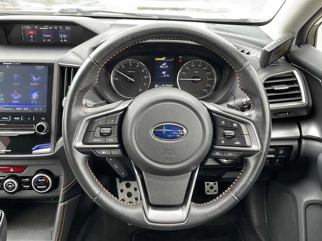 スバル インプレッサ ＸＶ 2．0i－S アイサイト 道東・釧路十勝 2017(平29)年 5.3万km クリスタルホワイトP 4WD/社外SDナビ　CN-LR830D/　（AM/FM/CD/DVD/BT/TV/AUX）/エンジンスターター/ETC/ドライブレコーダー/アイサイト/バックカメラ/パワーシート　前席/純正フロアマット/純正18インチAW/フォグランプ/ドアバイザー/電動格納ミラー/MTモード付AT/X　MODE/ヒルアシストコントロール/アイドリングストップ/クルーズコントロール/コーナーセンサー/レーンキープアシスト/オートライト/ABS/横滑り防止装置/盗難防止装置/電動パーキング/保証書/取扱説明書/スペアキー/USB入力端子
