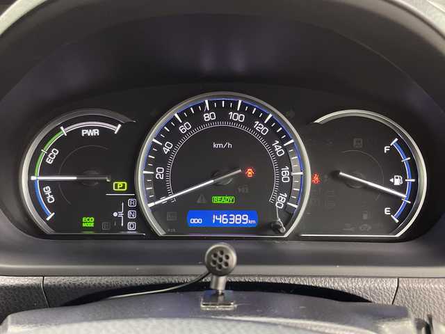 トヨタ エスクァイア ハイブリッド Gi 鹿児島県 2014(平26)年 14.6万km ホワイトパールクリスタルシャイン ワンオーナー/社外ナビ/（フルセグ/DVD/CD）/フリップダウンモニター/両側パワースライドドア/クルーズコントロール/ワイヤレス充電/レザーシート/シートヒーター/ビルドインETC/リアサンシェード/スマートキー/プッシュスタートボタン/純正フロアマット