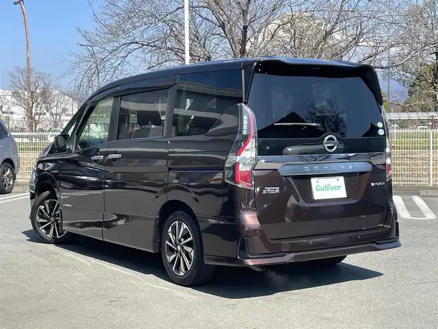 日産 セレナ e－パワー ハイウェイスター V 静岡県 2020(令2)年 5.2万km インペリアルアンバーP １オーナー　/プロパイロット　/運転支援システム　/純正ナビ　/地デジ　/全方位カメラ　/純正フリップダウンモニター　/両側パワスラ　/純正ドラレコ　/純正１６インチＡＷ　/スペアキー　　/保証書　/取説