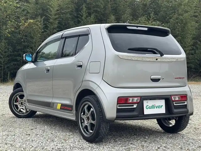 スズキ アルト ワークス 兵庫県 2021(令3)年 1.6万km スチールシルバーM 5MT/5ZIGEN15インチアルミホイール/モンスタースポーツシフトノブ/純正KYBショックアブソーバー/レカロシート/アルパインディスプレイオーディオ/バックカメラ/ETC/キセノンヘッドライト/ステアリングリモコン/スマートキー/プッシュスタート/ドアバイザー
