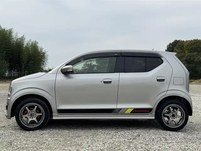 スズキ アルト ワークス 兵庫県 2021(令3)年 1.6万km スチールシルバーM 5MT/5ZIGEN15インチアルミホイール/モンスタースポーツシフトノブ/純正KYBショックアブソーバー/レカロシート/アルパインディスプレイオーディオ/バックカメラ/ETC/キセノンヘッドライト/ステアリングリモコン/スマートキー/プッシュスタート/ドアバイザー
