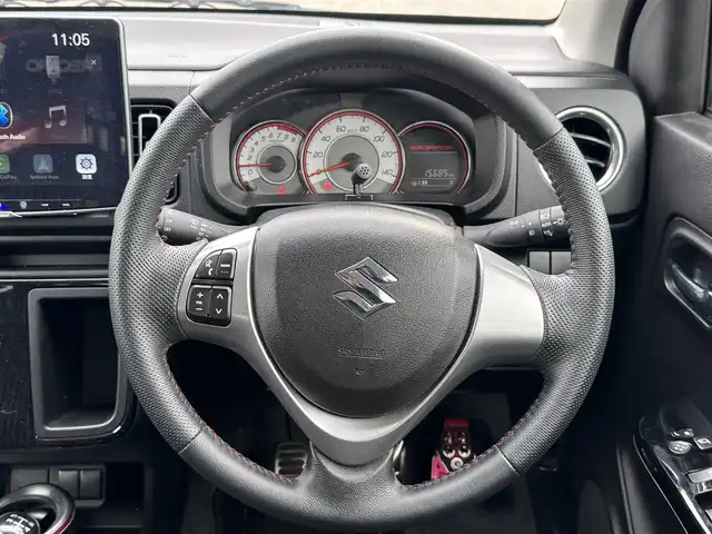 スズキ アルト ワークス 兵庫県 2021(令3)年 1.6万km スチールシルバーM 5MT/5ZIGEN15インチアルミホイール/モンスタースポーツシフトノブ/純正KYBショックアブソーバー/レカロシート/アルパインディスプレイオーディオ/バックカメラ/ETC/キセノンヘッドライト/ステアリングリモコン/スマートキー/プッシュスタート/ドアバイザー