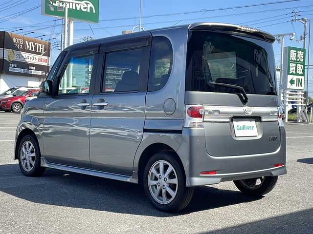ダイハツ タント カスタム X リミテッド 徳島県 2009(平21)年 16.4万km プラチナグレーメタリック 純正ナビ　NHZC-W59/（ラジオ/DISC/USB/SD/フルセグ）/ETC/片側電動スライドドア/社外フロアマット/純正14インチアルミホイール/フォグライト/キセノンヘッドライト/純正ドアバイザー/フォグライト/電動格納ミラー/リモコンキー/取扱説明書/新車時保証書