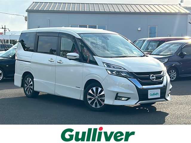 日産 セレナ ハイウェイスターVセレクションⅡ 鹿児島県 2019(令1)年 5.2万km ブリリアントホワイトパール 全周囲カメラ/ビルトインＥＴＣ/フルセグＴＶ/純正ナビ/両側電動スライドドア/純正ドライブレコーダー/純正16インチアルミホイール/スマートキー/プッシュスタート/リアオートエアコン/前後コーナーセンサー/クルーズコントロール/本革巻きステアリング/衝突被害軽減システム/Bluetooth接続/USB入力端子/オートライト/LEDヘッドライト/カーテンエアバッグ