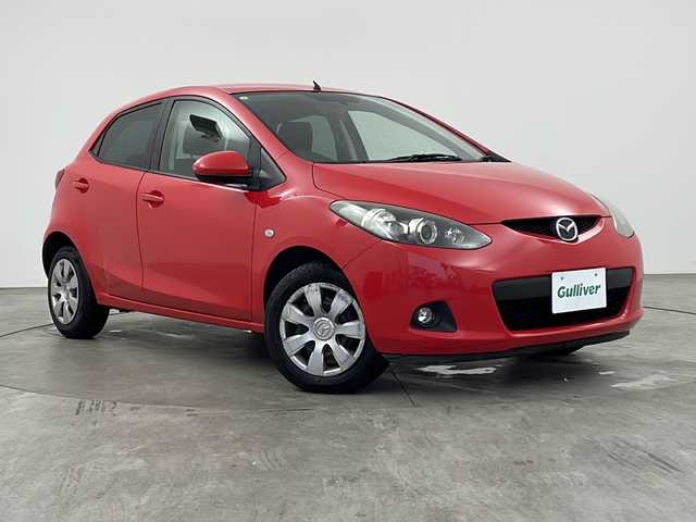 マツダ デミオ 13C スマートエディション 兵庫県 2010(平22)年 7.3万km トゥルーレッド ・社外ナビ（CD/ワンセグ）/・ETC/・リモコンキー/・HIDヘッドライト/・純正フロアマット/・Wエアバック/・ABS