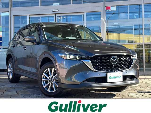 マツダ ＣＸ－５ XD スマートエディション 静岡県 2023(令5)年 1.8万km マシーングレープレミアムM 純正ナビ/・FM/AM/・Bluetooth/・USB/・スマートフォン連携/・フルセグTV/主要装備/・３６０°ビューモニター/・レーダークルコン/・ブラインドスポットモニタリング/・ヘッドアップディスプレイ/・クリアランスソナー/・アダプティブＬＥＤヘッドライト/・アイドリングストップ/・ドライブレコーダー/・車線逸脱警告/・MTモード付AT/・オートホールド