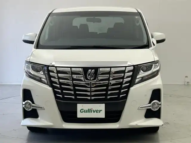 トヨタ アルファード S 茨城県 2016(平28)年 14.6万km ホワイトパールクリスタルシャイン プッシュスタート/MTモード付/純正メモリナビ/ビルトインETC/両側パワスラ/オットマン/前後コーナーセンサー/オートライト