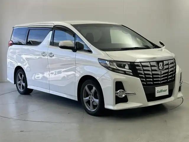 トヨタ アルファード S 茨城県 2016(平28)年 14.6万km ホワイトパールクリスタルシャイン プッシュスタート/MTモード付/純正メモリナビ/ビルトインETC/両側パワスラ/オットマン/前後コーナーセンサー/オートライト