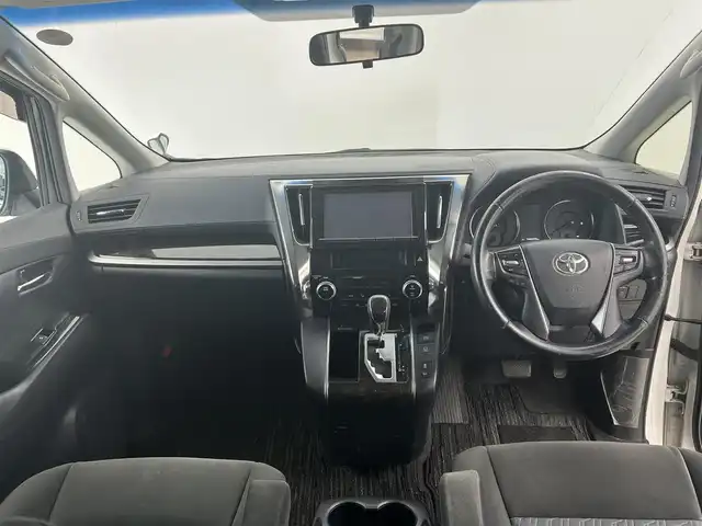 トヨタ アルファード S 茨城県 2016(平28)年 14.6万km ホワイトパールクリスタルシャイン プッシュスタート/MTモード付/純正メモリナビ/ビルトインETC/両側パワスラ/オットマン/前後コーナーセンサー/オートライト