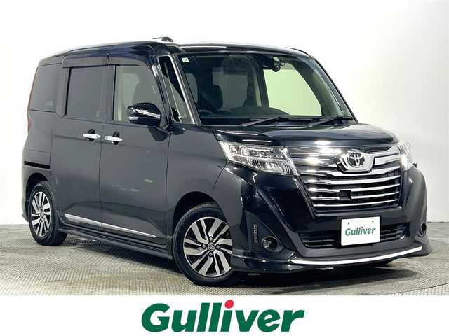 トヨタ ルーミー カスタムG S 大阪府 2018(平30)年 2.8万km ブラックマイカメタリック 社外ＳＤナビ　衝突軽減　Ｂカメラ　両側パワスラ　クルーズコントロール　スペアキー　ＬＥＤオートライト　ドライブレコーダー　フォグランプ　電動ミラー　スマートキー　純正フロアマット　純正アルミホイール