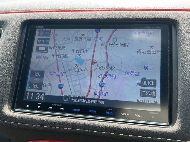 ホンダ ヴェゼル ハイブリッド RS ホンダセンシング 大阪府 2017(平29)年 4.5万km プレミアムクリスタルレッドM ホンダセンシング　ギャザーズ8型ナビ　バックカメラ  CD DVD BT HDMI SD フルセグTV パドルシフト　レーダークルコン  電動パーキング　ハーフレザーシート  前席シートヒーター  オートライト　ETC ウィンカーミラー