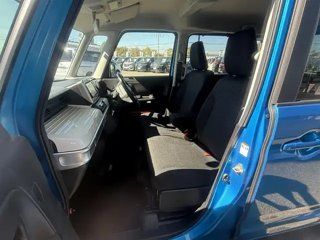 スズキ スペーシア HYBRID X 道央・札幌 2019(令1)年 3.8万km ブリスクブルーM ４WD/ワンオーナー/社外メモリーナビ/CD/DVD/BT/フルセグ/デュアルセンサーブレーキサポート/横滑り防止装置/レーンキープアシスト/リヤパーキングセンサー/全方位カメラ/ビルトインETC/アイドリングストップ/両側パワースライドドア/前席シートヒーター/ステアリングリモコン/プッシュスタート/スマートキー/ハロゲンヘッドライト/オートライト/オートハイビーム/電動格納ミラー/純正フロアマット/スペアキー/社外AW付冬タイヤ積込/155/65/R14/2023年/山8mm