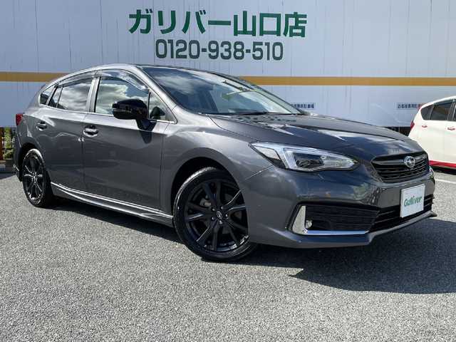 スバル インプレッサ スポーツ 1．6i－S アイサイト アクセントBLK 山口県 2023(令5)年 2.4万km マグネタイトグレーメタリック ワンオーナー/純正ナビ/DVD/CD/SD/HDMI/BT/USB/フルセグTV/フロント/サイド/バックカメラ/純正LEDヘッドライト/純正フォグランプ/オートライト/革巻きステアリング/ステアリングスイッチ/パドルシフト/クルーズコントロール/アイサイト/LKA/BSM/横滑り防止/オートパーキングホールド/アイドリングストップ/スマートキー×２/ドライブレコーダー/純正フロアマット/純正ドアバイザー/ETC/電動格納ウインカードアミラー