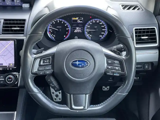 スバル レヴォーグ 1．6GT－S アイサイト 道央・札幌 2017(平29)年 2.7万km ダークグレーメタリック ４WD/ワンオーナー/社外メモリーナビ/CD/DVD/BT/フルセグ/アイサイト/衝突被害軽減ブレーキ/横滑り防止装置/レーダークルーズコントロール/レーンキープアシスト/リアパーキングセンサー/ブラインドスポットモニター/バック/サイド/フロントカメラ/ビルトインETC/ドライブレコーダー/アイドリングストップ/h粗衣SI-DRIVE/デジタルインナーミラー/前席パワーシート/前席シートヒーター/革巻きステアリング/ステアリングリモコン/パドルシフト/電動パーキング/オートブレーキホールド/プッシュスタート/スマートキー/LEDヘッドライト/オートライト/オートハイビーム/フォグランプ/電動格納ミラー/ヒーテッドドアミラー/ウィンカーミラー/純正フロアマット/ドアバイザー/スペアキー/純正エンジンスターター/純正アルミホイール4本積込