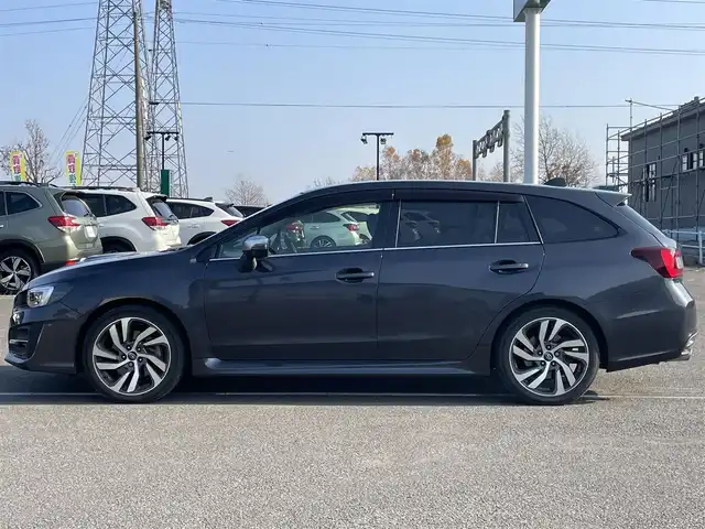 スバル レヴォーグ 1．6GT－S アイサイト 道央・札幌 2017(平29)年 2.7万km ダークグレーメタリック ４WD/ワンオーナー/社外メモリーナビ/CD/DVD/BT/フルセグ/アイサイト/衝突被害軽減ブレーキ/横滑り防止装置/レーダークルーズコントロール/レーンキープアシスト/リアパーキングセンサー/ブラインドスポットモニター/バック/サイド/フロントカメラ/ビルトインETC/ドライブレコーダー/アイドリングストップ/h粗衣SI-DRIVE/デジタルインナーミラー/前席パワーシート/前席シートヒーター/革巻きステアリング/ステアリングリモコン/パドルシフト/電動パーキング/オートブレーキホールド/プッシュスタート/スマートキー/LEDヘッドライト/オートライト/オートハイビーム/フォグランプ/電動格納ミラー/ヒーテッドドアミラー/ウィンカーミラー/純正フロアマット/ドアバイザー/スペアキー/純正エンジンスターター/純正アルミホイール4本積込