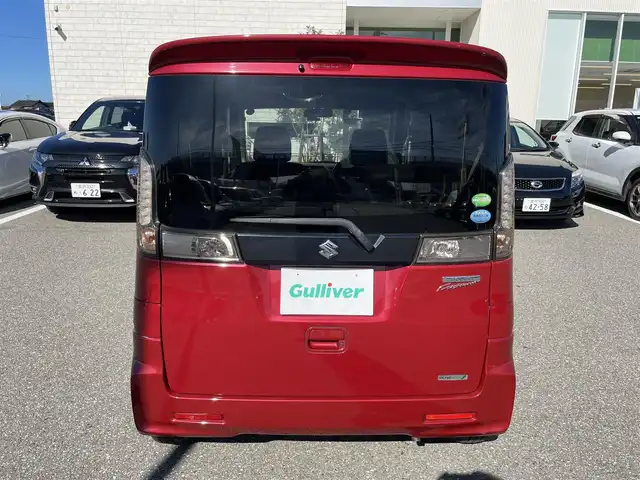 スズキ スペーシア カスタム XS 石川県 2014(平26)年 6.2万km 赤 社外メモリーナビ/社外CD/DVD/フルセグTV/HIDヘッドライト/片側パワースライドドア/スマートキー/プッシュスタート/電動ミラー/ドライブレコーダー/ETC