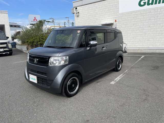 ホンダ Ｎ ＢＯＸ スラッシュ Gインディロックスタイル 神奈川県 2019(令1)年 4.7万km シャイニンググレーM シティブレーキアクティブシステム/純正ナビ（VRM-195VFi)/・Bluetooth・DVD/・フルセグTV/・バックカメラ/ビルトインETC/純正ドライブレコーダー/オート格納ミラー/HIDライト/スマートキーX2/ドアバイザー/純正フロアマット