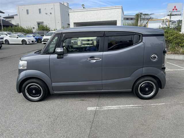 ホンダ Ｎ ＢＯＸ スラッシュ Gインディロックスタイル 神奈川県 2019(令1)年 4.7万km シャイニンググレーM シティブレーキアクティブシステム/純正ナビ（VRM-195VFi)/・Bluetooth・DVD/・フルセグTV/・バックカメラ/ビルトインETC/純正ドライブレコーダー/オート格納ミラー/HIDライト/スマートキーX2/ドアバイザー/純正フロアマット