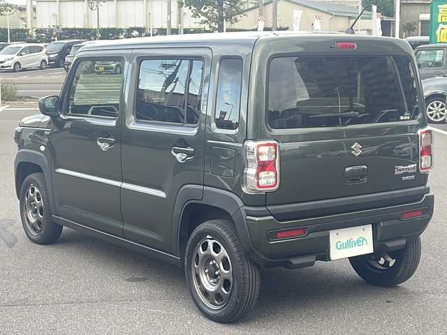 スズキ ハスラー HYBRID G 長野県 2022(令4)年 5万km クールカーキPM 社外メモリナビ：AVIC-RW812/(AM/FM/TV/BT/DVD)/社外アルミスタッドレスタイヤ車載/フルセグTV/Bluetooth/ETC/前席シートヒーター/後方コーナーセンサー/光軸レベライザー/ステアリングスイッチ/キセノンヘッドライト/オートエアコン/アダプティブハイビーム/ミラーヒーター/定速クルーズコントロール/オートエアコン/横滑り防止装置/衝突被害軽減装置/盗難防止装置/レーンキープアシスト/スマートキー/スペアキー/プッシュスタート/アイドリングストップ