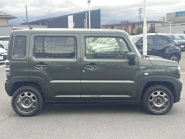 スズキ ハスラー HYBRID G 長野県 2022(令4)年 5万km クールカーキPM 社外メモリナビ：AVIC-RW812/(AM/FM/TV/Bluetooth/DVD)/社外アルミスタッドレスタイヤ車載/フルセグTV/Bluetooth/ETC/前席シートヒーター/後方コーナーセンサー/光軸レベライザー/ステアリングスイッチ/キセノンヘッドライト/オートエアコン/アダプティブハイビーム/ミラーヒーター/定速クルーズコントロール/オートエアコン/横滑り防止装置/衝突被害軽減装置/盗難防止装置/レーンキープアシスト/スマートキー/スペアキー/プッシュスタート/アイドリングストップ