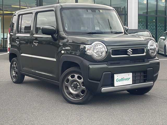 スズキ ハスラー HYBRID G 長野県 2022(令4)年 5万km クールカーキPM 社外メモリナビ：AVIC-RW812/(AM/FM/TV/BT/DVD)/社外アルミスタッドレスタイヤ車載/フルセグTV/Bluetooth/ETC/前席シートヒーター/後方コーナーセンサー/光軸レベライザー/ステアリングスイッチ/キセノンヘッドライト/オートエアコン/アダプティブハイビーム/ミラーヒーター/定速クルーズコントロール/オートエアコン/横滑り防止装置/衝突被害軽減装置/盗難防止装置/レーンキープアシスト/スマートキー/スペアキー/プッシュスタート/アイドリングストップ