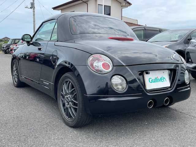 ダイハツ コペン ULTIMATE ED S 茨城県 2011(平23)年 8.3万km 黒 ＣＤ/ＵＳＢ/ＳＤチューナー　/-BT/AM/FM/バックカメラ　/ドライブレコーダー　/デジタルインナーミラー　/１５インチＢＢＳアルミホイール　/純正フロアマット　/D席N席シートヒーター　/レザーシート　/ＬＥＤヘッドライト/Wエアバッグ/パワーステアリング/パワーウィンドウ/MTモード付