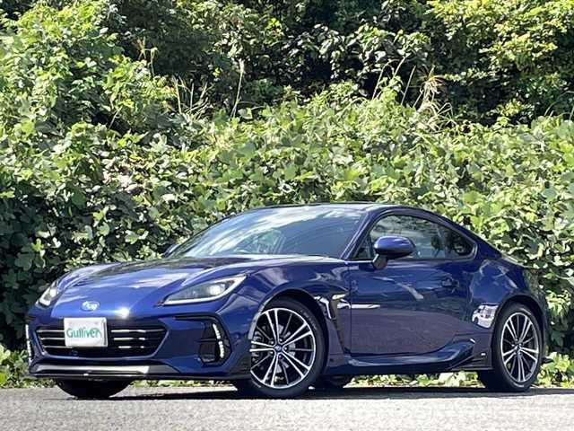 スバル ＢＲＺ S 大分県 2021(令3)年 5.3万km 紺 STiフルエアロ/STiダウンサス/ハーフレザーシート/純正メモリーナビ/バックカメラ/フルセグ/DVD/Bluetooth/シートヒーター/スマートキー/エンジンプッシュスタート/純正ドライブレコダー/ETC/アダプティブクルーズコントロール/レーンキープアシスト/純正LEDヘッドライト/オートライトコントロール/リアソナー/パドルシフト