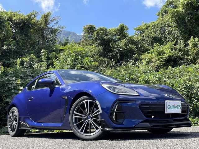 スバル ＢＲＺ S 大分県 2021(令3)年 5.3万km 紺 STiフルエアロ/STiダウンサス/ハーフレザーシート/純正メモリーナビ/バックカメラ/フルセグ/DVD/Bluetooth/シートヒーター/スマートキー/エンジンプッシュスタート/純正ドライブレコダー/ETC/アダプティブクルーズコントロール/レーンキープアシスト/純正LEDヘッドライト/オートライトコントロール/リアソナー/パドルシフト