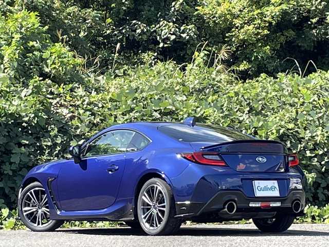 スバル ＢＲＺ S 大分県 2021(令3)年 5.3万km 紺 STiフルエアロ/STiダウンサス/ハーフレザーシート/純正メモリーナビ/バックカメラ/フルセグ/DVD/Bluetooth/シートヒーター/スマートキー/エンジンプッシュスタート/純正ドライブレコダー/ETC/アダプティブクルーズコントロール/レーンキープアシスト/純正LEDヘッドライト/オートライトコントロール/リアソナー/パドルシフト