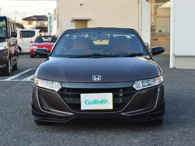 ホンダ Ｓ６６０ α 特別仕様車ブルーノレザーED 栃木県 2017(平29)年 7.9万km ベルベットマルーンメタリック ディーラー点検記録簿/[H30.R1.2.4.6]/安全装備/[VSA/ABS/TRC/リアカメラシステム/クルーズコントロール]/純正オーディオ/[AM/FM/BT/HDMI/USB]/オートライト/2眼LEDヘッドライト/BLITZ製　FLD　METER/BLITZ製　車高調/ロールトップ/リアウィング/ドライブレコーダー[前]/ETC/プッシュスタート/純正マット/wedsSport 16インチアルミホイール/GReddy製　マフラー×2/スマートスペアキー×1/取扱説明書/保証書