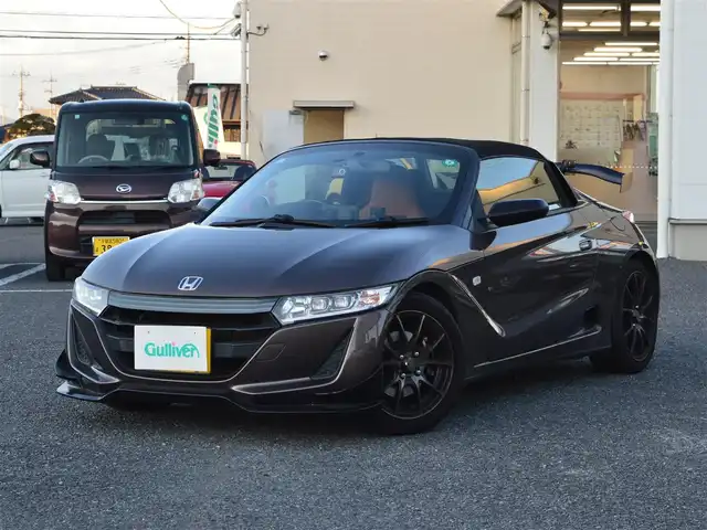 ホンダ Ｓ６６０ α 特別仕様車ブルーノレザーED 栃木県 2017(平29)年 7.9万km ベルベットマルーンメタリック ディーラー点検記録簿/[H30.R1.2.4.6]/安全装備/[VSA/ABS/TRC/リアカメラシステム/クルーズコントロール]/純正オーディオ/[AM/FM/BT/HDMI/USB]/オートライト/2眼LEDヘッドライト/BLITZ製　FLD　METER/BLITZ製　車高調/ロールトップ/リアウィング/ドライブレコーダー[前]/ETC/プッシュスタート/純正マット/wedsSport 16インチアルミホイール/GReddy製　マフラー×2/スマートスペアキー×1/取扱説明書/保証書