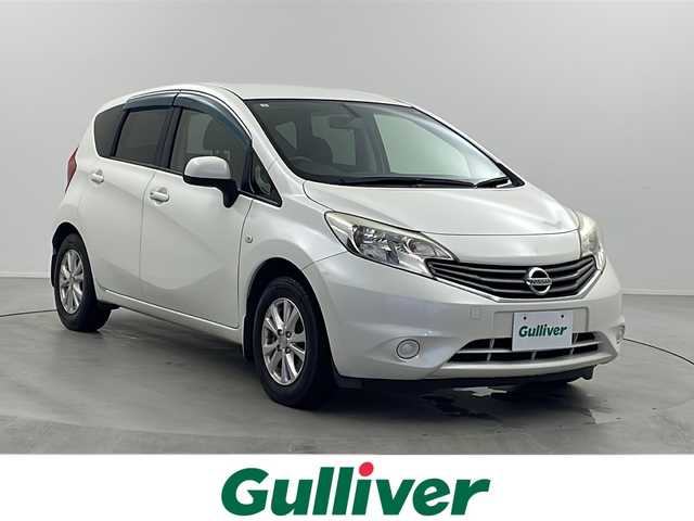 日産 ノート X 栃木県 2013(平25)年 10.9万km ブリリアントホワイトパール 純正ナビ/CD/AM/FM/TV/AUX/ETC/スマートキー/プッシュスタート/ワンオーナー/パワーウィンドウ