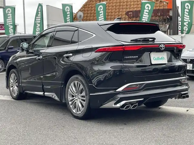 トヨタ ハリアー Z レザーパッケージ 岡山県 2023(令5)年 1.7万km プレシャスブラックパール 登録時走行距離１６５５０ｋｍ/モデリスタエアロ/純正ナビJBLプレミアムサウンド/(AM/FM/TV/BT/USB/MIRACAST)/Toyota Safety Sense/・プリクラッシュセーフティ/・レーントレーシングアシスト/・レーダークルーズコントロール/置くだけ充電/パワーシート/シートヒーター/エアシート/シートメモリ/ブラインドスポットモニター/バックカメラ/ドライブレコーダー/ビルトインETC2.0/スマートキー/スペアキー×1/プッシュスタート/純正１９インチアルミホイール