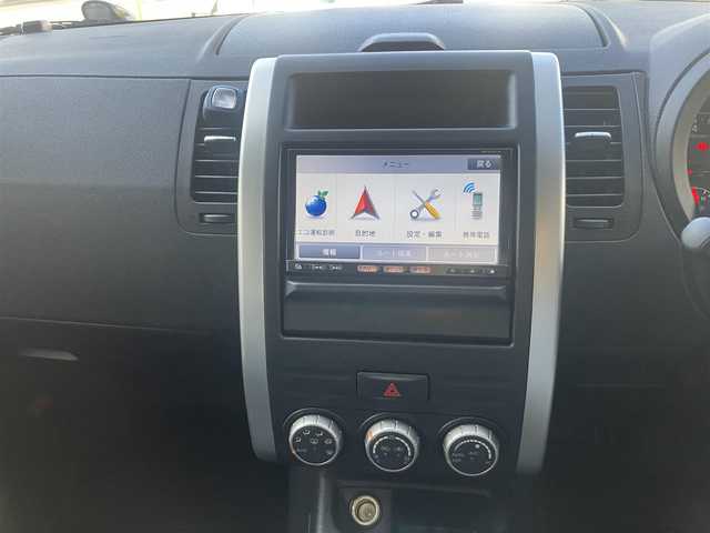 日産 エクストレイル 20X 岡山県 2012(平24)年 4.2万km ダイヤモンドブラック 純正メモリナビTV/DVDビデオ&CD/地デジ　フルセグ/Bluetoothオーディオ/バックカメラ/インテリキー/スペアキー有り/ビルトインETC/ドライブレコーダー/全席シートヒーター/オートライト/カプロンシート/保証書取説有り