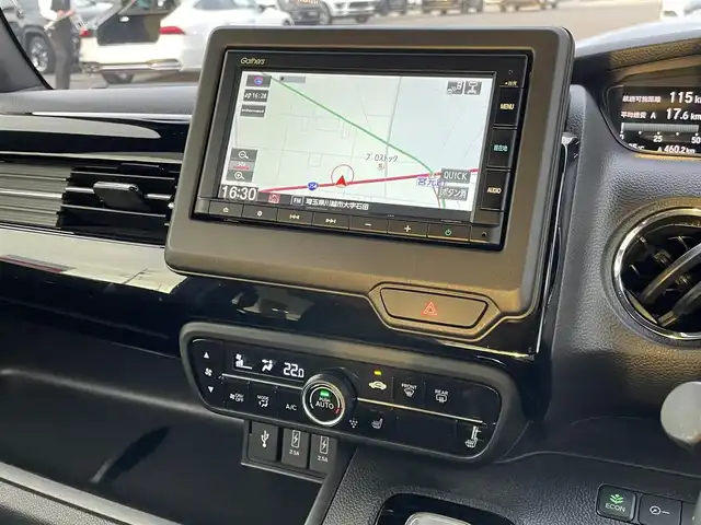 ホンダ Ｎ ＢＯＸ カスタム L ターボ 愛知県 2021(令3)年 4.7万km ミッドナイトブルービームM ワンオーナー/ホンダセンシング/・衝突軽減ブレーキ/・レーンキープアシスト/・誤発進抑制機能/・先行車発進お知らせ機能/純正ナビ（VXM-215Ci）/・CD/SD/USB/BlueTooth/Radio/オートリトラミラー/アレルクリーンプラスシート/プラズマクラスター/両側パワースライドドア/サイドエアバッグ/サイドカーテンエアバッグ/前席シートバックテーブル/前席シートヒーター/純正15インチアルミホイール/ロールサンシェード/スマートキー/プッシュスタート