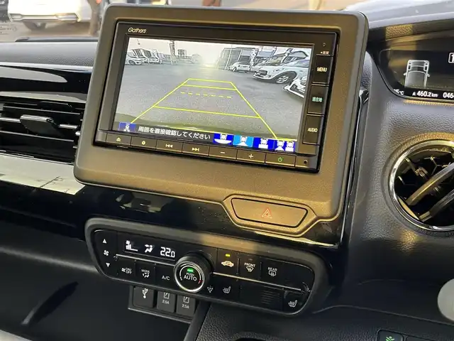 ホンダ Ｎ ＢＯＸ カスタム L ターボ 愛知県 2021(令3)年 4.7万km ミッドナイトブルービームM ワンオーナー/ホンダセンシング/・衝突軽減ブレーキ/・レーンキープアシスト/・誤発進抑制機能/・先行車発進お知らせ機能/純正ナビ（VXM-215Ci）/・CD/SD/USB/BlueTooth/Radio/オートリトラミラー/アレルクリーンプラスシート/プラズマクラスター/両側パワースライドドア/サイドエアバッグ/サイドカーテンエアバッグ/前席シートバックテーブル/前席シートヒーター/純正15インチアルミホイール/ロールサンシェード/スマートキー/プッシュスタート