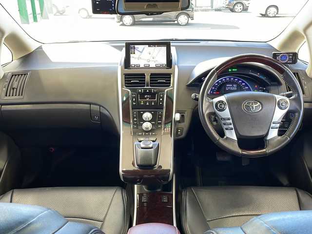 トヨタ ＳＡＩ G Aパッケージ 愛媛県 2014(平26)年 11.6万km ホワイトパールクリスタルシャイン モデリスタエアロ/サンルーフ/純正ナビ(ワンセグTV/CD/DVD/AM・FM/BT/AUX)/バック・フロントカメラ/ビルトインETC/レーダー探知機(ASSURA/AR-G600A)/前席シートヒーター/前席パワーシート/電動リアサンシェード/LEDヘッドライト/純正18インチアルミホイール/社外フロアマット