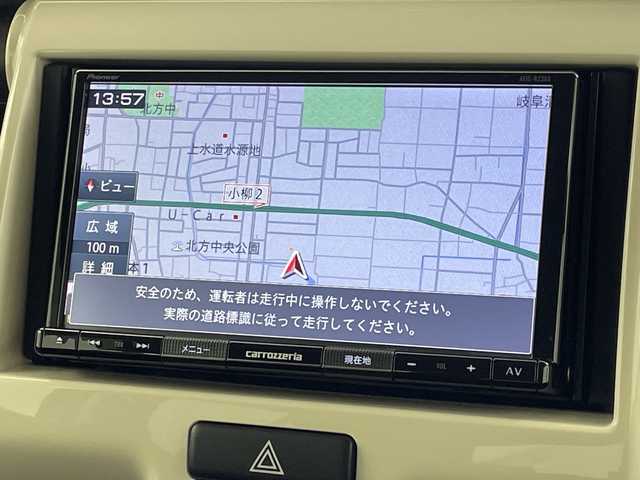 スズキ ハスラー A 岐阜県 2019(令1)年 4.3万km シフォンアイボリーM カロッツェリアナビ　/（CD/DVD/USB/ワンセグTV）/バックカメラ/デジタルインナーミラー　/スペアキー　/ＥＴＣ　/バックカメラ　/パワーウィンドウ　/パワーステアリング　/横滑り防止装置　/純正アルミホイール　/社外フロアマット