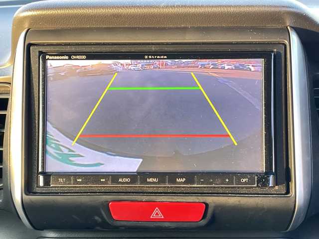 ホンダ Ｎ ＢＯＸ G SSパッケージ 山梨県 2017(平29)年 7.5万km クリスタルブラックパール 社外SDナビ/衝突軽減ブレーキ/ＣＤ/ＤＶＤ/ＢＴ/フルセグテレビ/バックカメラ/アイドリングストップ/プッシュスタート/両側パワースライドドア/ETC/純正HIDヘッドライト