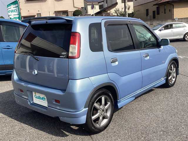 スズキ Ｋｅｉ Bターボ スペシャル 千葉県 2005(平17)年 10.1万km ライトブルー 5速ターボ車/15インチアルミホイール/社外ナビゲーション/キーレスあり/レカロシート/ETC