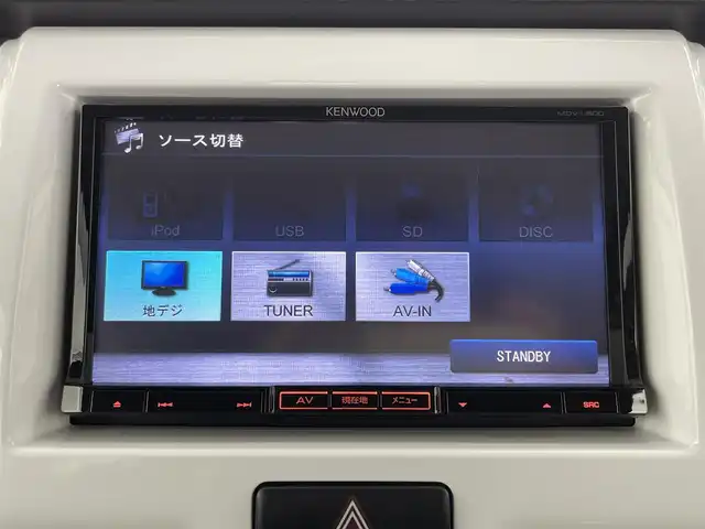 スズキ ハスラー X 大分県 2014(平26)年 9.3万km フェニックスレッドパール/ブルーイッシュブラックパール 社外ナビ(MDV-L500)/　CD DVD BT SD フルセグTV/レーダーブレーキサポート/アイドリングストップ/ETC/HIDヘッドライト/運転席シートヒーター/本革ステアリング/スマートキー/スペアスマートキー/新車保証書/取扱説明書